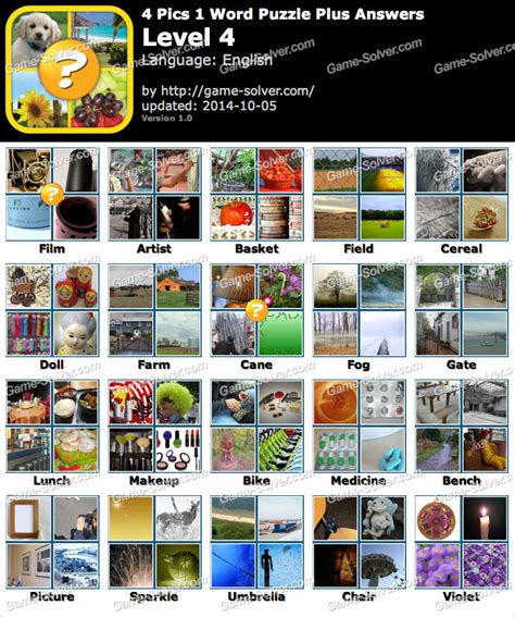4 pics 1 word cards|4 Pics 1 Word Puzzle Plus Answers All Levels .